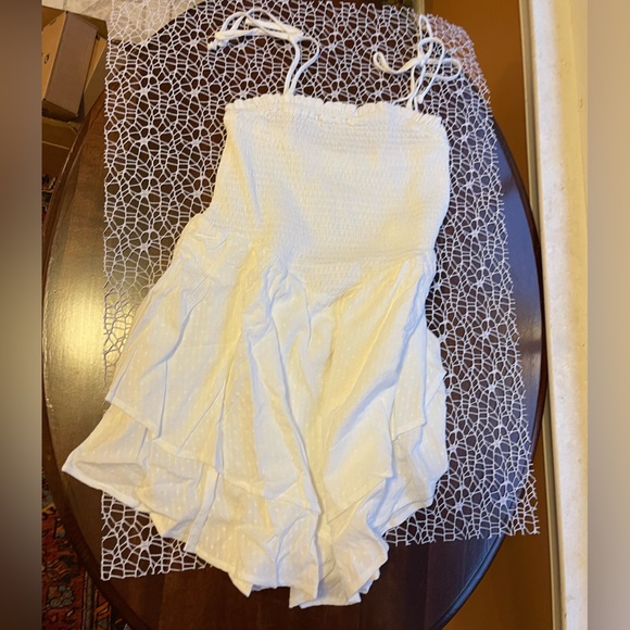 Anthropologie NWT Lillian smocked cover-up with removable straps. Sz small. - Picture 8 of 15